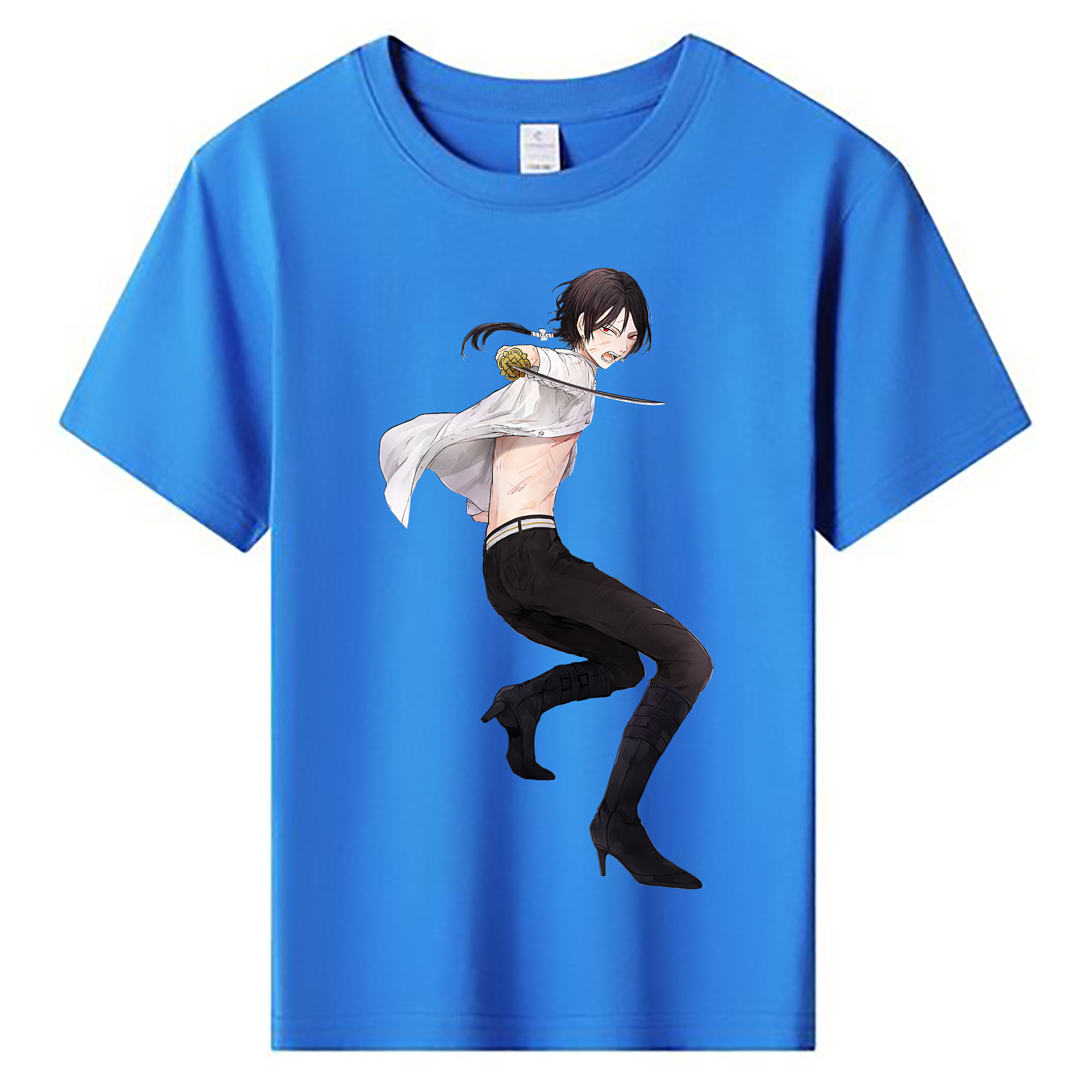 （画像用） 刀剣乱舞 Touken Ranbu 綿100％キッズTシャツ（フロントプリント）
